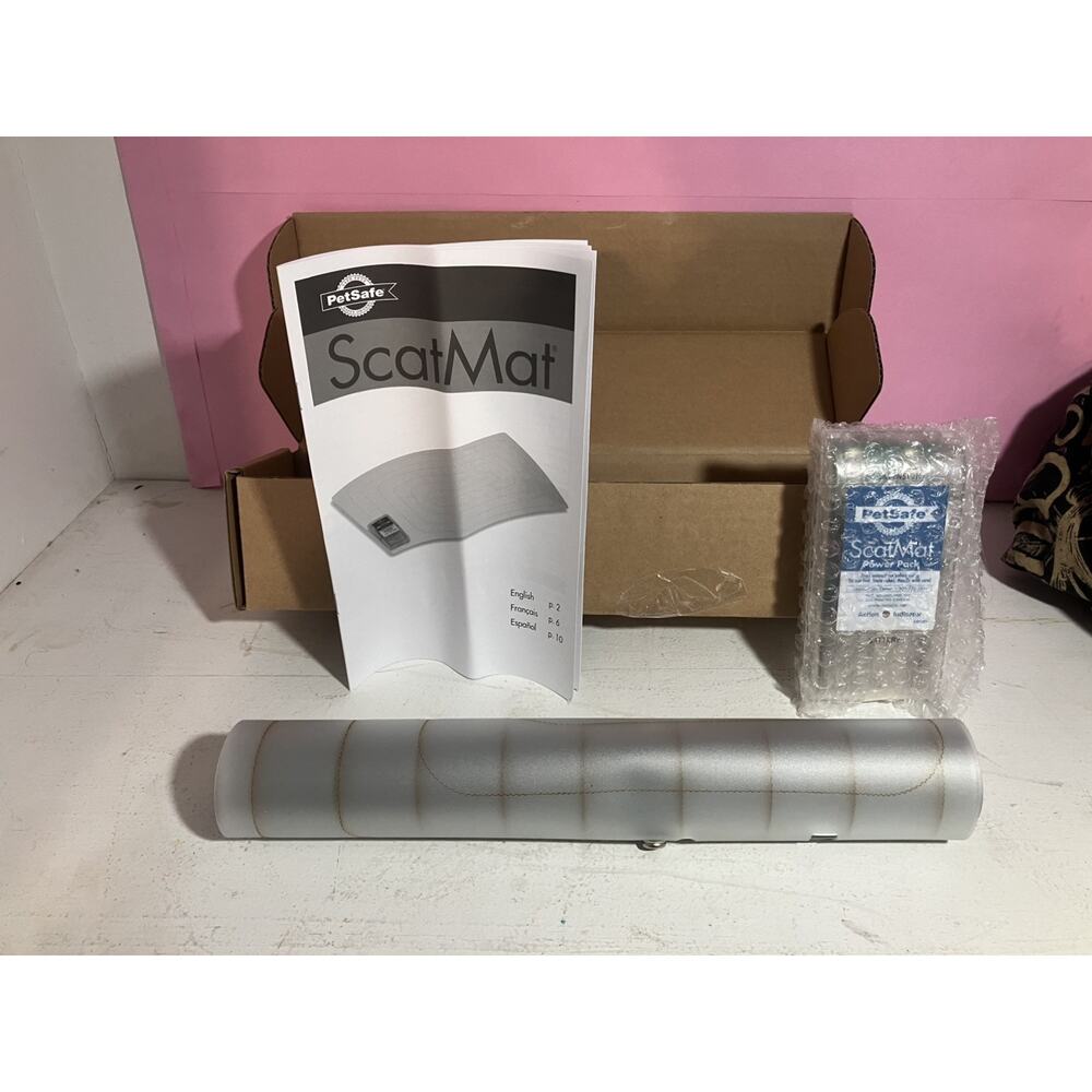 PetSafe ScatMat Indoor Pet Training Mat 60” X 12” w/ Power Pack New Open Box